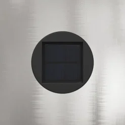 vidaXL Solar LED sti lys 2 pcs Sølv Rustfrit stål