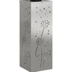 vidaXL Solar LED sti lys 2 pcs Sølv Rustfrit stål