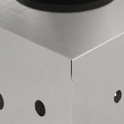 vidaXL Solar LED sti lys 2 pcs Sølv Rustfrit stål