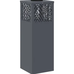 vidaXL Solar LED sti lys 2 pcs Antracit Koldvalset Stål
