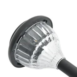 vidaXL solcellelamper med jordspyd 4 stk. RGB-farver varmt hvidt lys