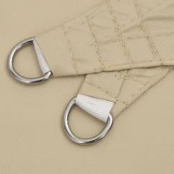vidaXL solsejl Oxfordstof firkantet 3,6 x 3,6 m beige