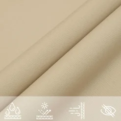 vidaXL solsejl Oxfordstof firkantet 3,6 x 3,6 m beige