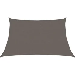 vidaXL solsejl 3/4x2 cm 160 g/m² HDPE antracitgrå