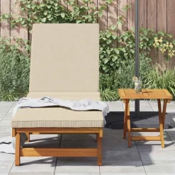 vidaXL Solstol Brun 199 x 63 x 85 cm Massivt Akacietræ