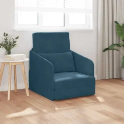 vidaXL Sovesofa Blå 65 x 80 x 83 cm Fløjl