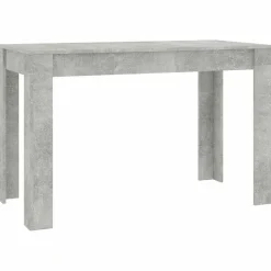 vidaXL spisebord 120x60x76 cm konstrueret træ betongrå
