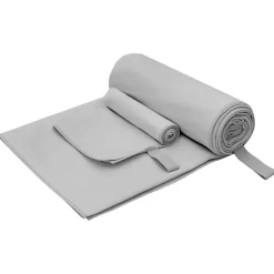 vidaXL Sports håndklæde sæt 2 pcs Grå Stof