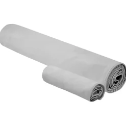 vidaXL Sports håndklæde sæt 2 pcs Grå Stof