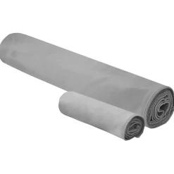 vidaXL Sports håndklæde sæt 2 pcs Mørkegrå Stof