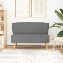 vidaXL stofsofa 117x55,5x77 cm lysegrå