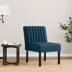 vidaXL stol velour blå