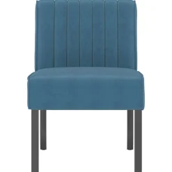 vidaXL stol velour blå