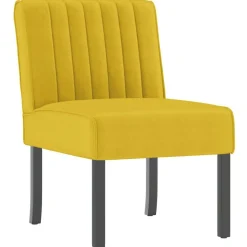 vidaXL stol velour gul