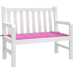vidaXL Stolepude Ensfarvet Lyserød 100 x 50 x 3 cm Oxford stof