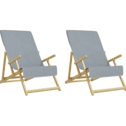 vidaXL strandhåndklæder 2 stk. 60x135 cm 400 GSM stof grå