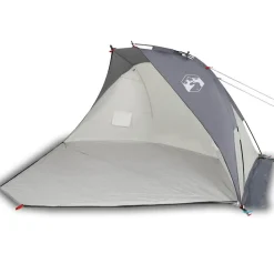 vidaXL strandtelt 268x223x125 cm 185T polyester grå