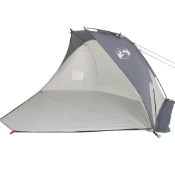 vidaXL strandtelt 268x223x125 cm 185T polyester grå