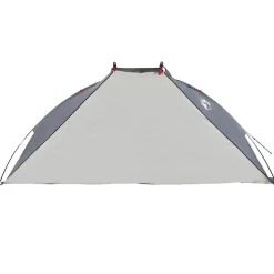 vidaXL strandtelt 268x223x125 cm 185T polyester grå