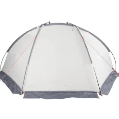 vidaXL strandtelt 268x223x125 cm 185T polyester grå