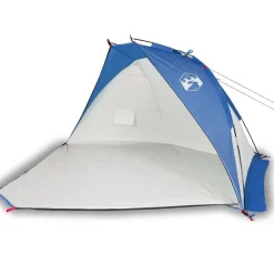 vidaXL strandtelt 268x223x125 cm 185T polyester azurblå