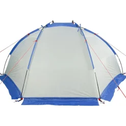 vidaXL strandtelt 268x223x125 cm 185T polyester azurblå
