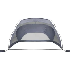 vidaXL strandtelt 274x178x170/148 cm 185T polyester grå