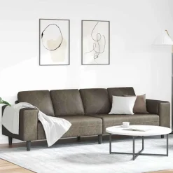 vidaXL Stue Sofa Mørkegrå 250 x 77 x 76 cm