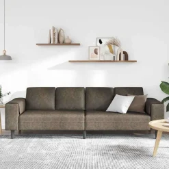 vidaXL Stue Sofa Mørkegrå 250 x 77 x 76 cm