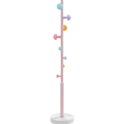 vidaXL stumtjener 172 cm pulverlakeret jern lyserød