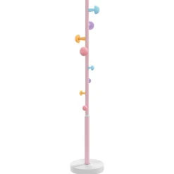vidaXL stumtjener 172 cm pulverlakeret jern lyserød
