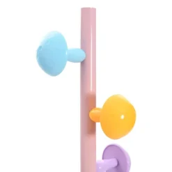 vidaXL stumtjener 172 cm pulverlakeret jern lyserød