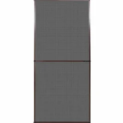 vidaXL Svingbart insektnet Brun og sort 100 x 215 cm