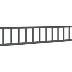 vidaXL Tag snefang Antracit 100 x 2,5 x 20 cm Stål