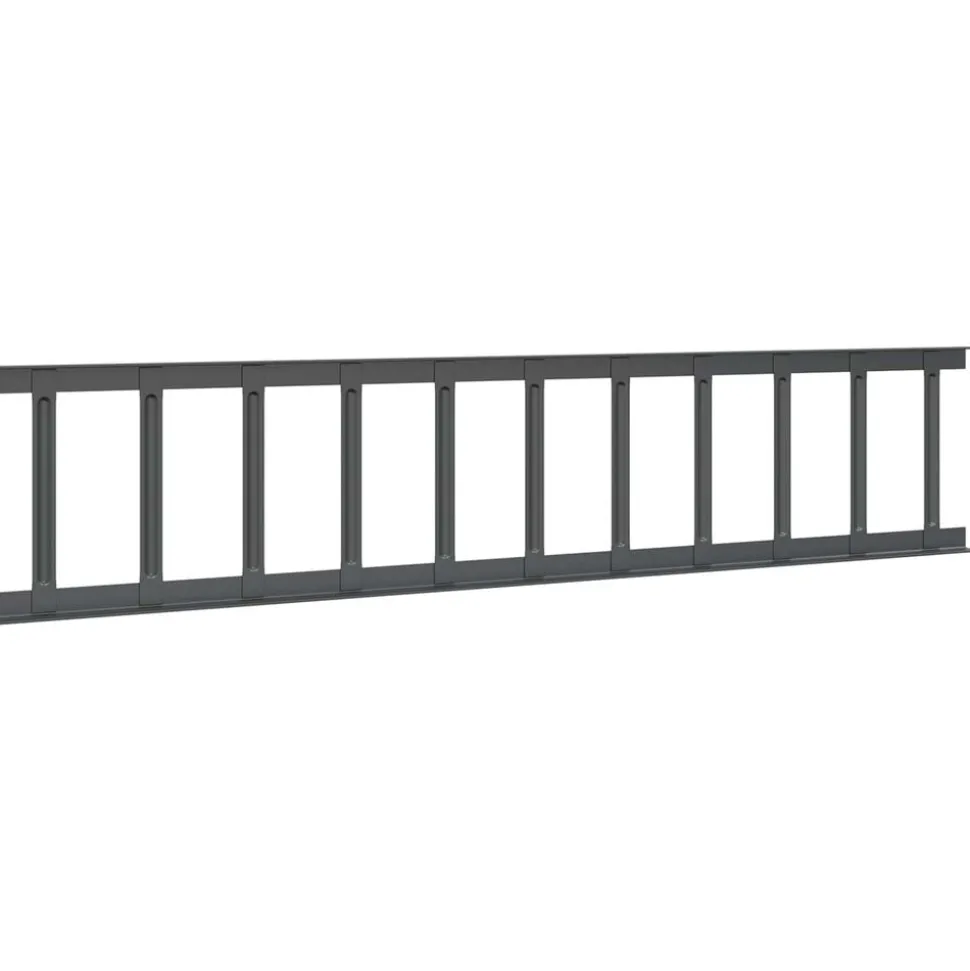 vidaXL Tag snefang Antracit 100 x 2,5 x 20 cm Stål