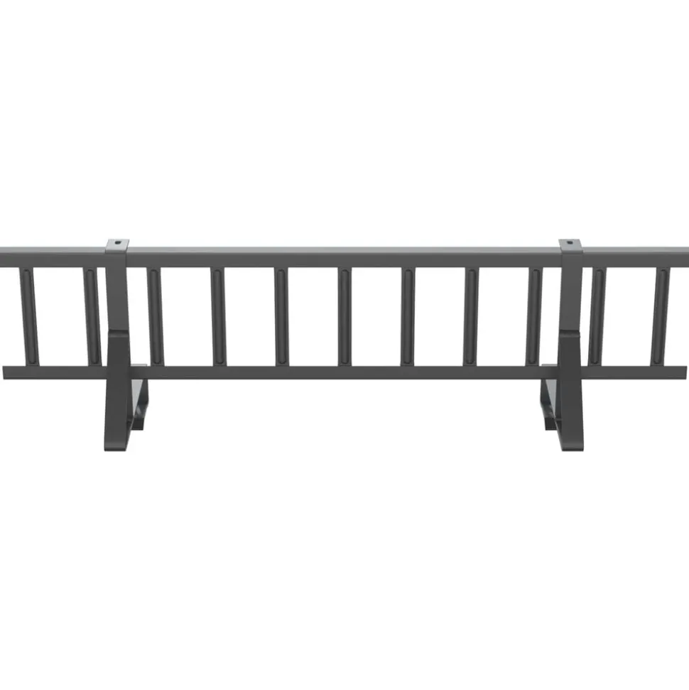 vidaXL Tag snefang Antracit 100 x 29,5 x 34,5 cm Stål