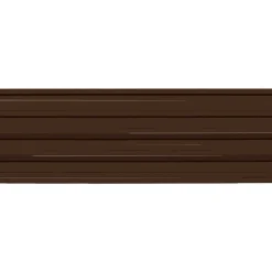 vidaXL Tagpanel 12 pcs Brun 129 x 45 cm Galvaniseret stål