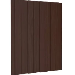 vidaXL Tagpanel 12 pcs Brun 60 x 45 cm Galvaniseret stål