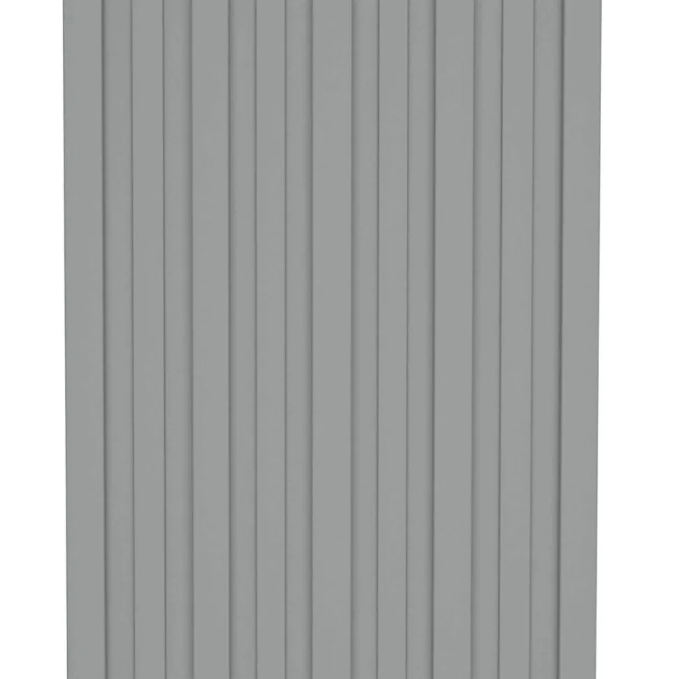 vidaXL Tagpanel 12 pcs Grå 60 x 45 cm Galvaniseret stål