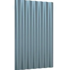 vidaXL tagplader 12 stk. 60x36 cm galvaniseret stål grå