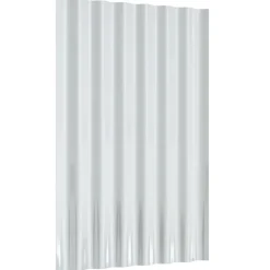 vidaXL tagplader 12 stk. 60x36 cm galvaniseret stål grå