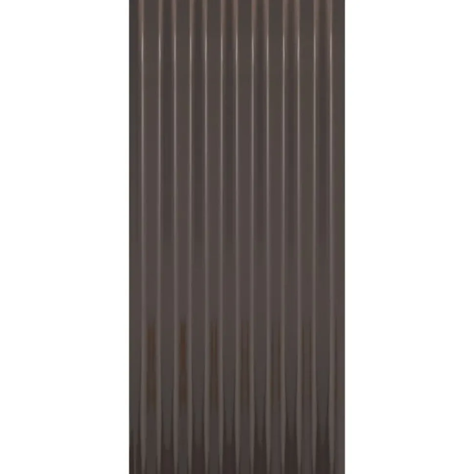 vidaXL tagplader 12 stk. 80x36 cm galvaniseret stål brun