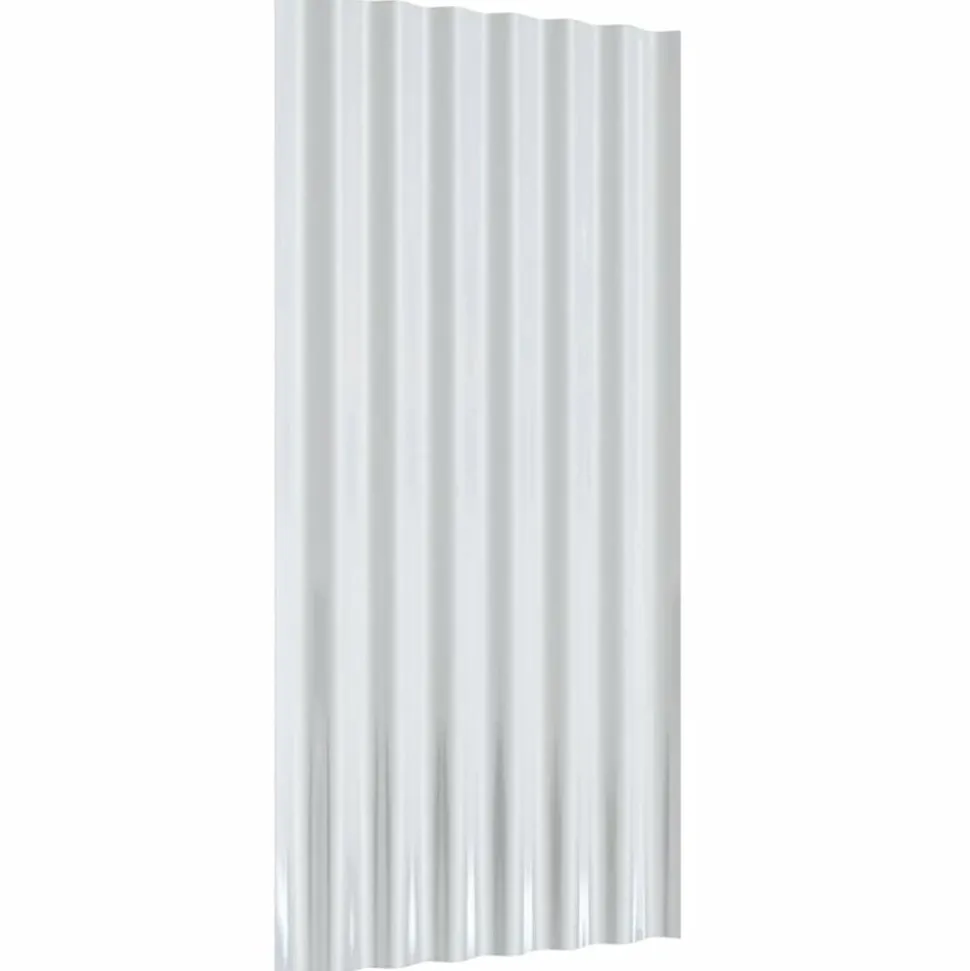 vidaXL tagplader 12 stk. 80x36 cm galvaniseret stål brun