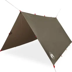 vidaXL tarp 306x306 cm vandtæt brun