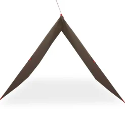 vidaXL tarp 306x306 cm vandtæt brun