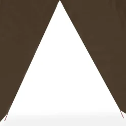 vidaXL tarp 306x306 cm vandtæt brun