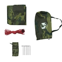 vidaXL tarp 306x306 cm vandtæt camouflage