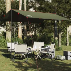 vidaXL tarp 306x306 cm vandtæt olivengrøn