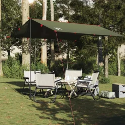 vidaXL tarp 306x306 cm vandtæt olivengrøn