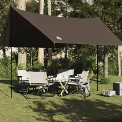 vidaXL tarp 438x376x212 cm vandtæt brun